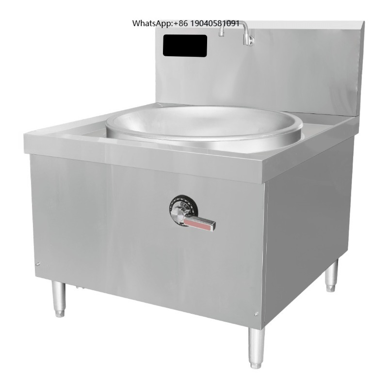 Range Commercial Kitchen - Kommerzieller 12KW Induktions-Wok-Kocher 380V Edelstahl Restaurant-Küchenausstattung