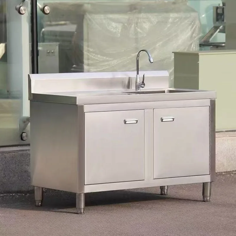 Commercial Kitchen Worktops - Extra Dickes Edelstahl-Küchenspülbecken für Gewerbe und