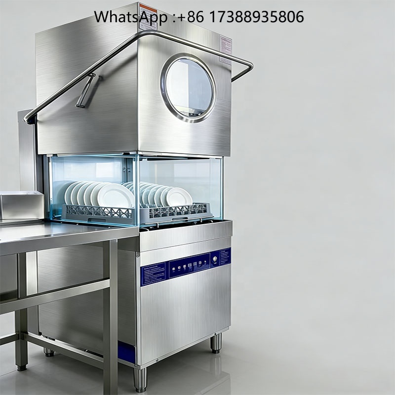 Commercial Kitchen Hoods - Industrieller Geschirrspüler für Gewerbeküchen, Automatischer Schnellwasch-Professioneller