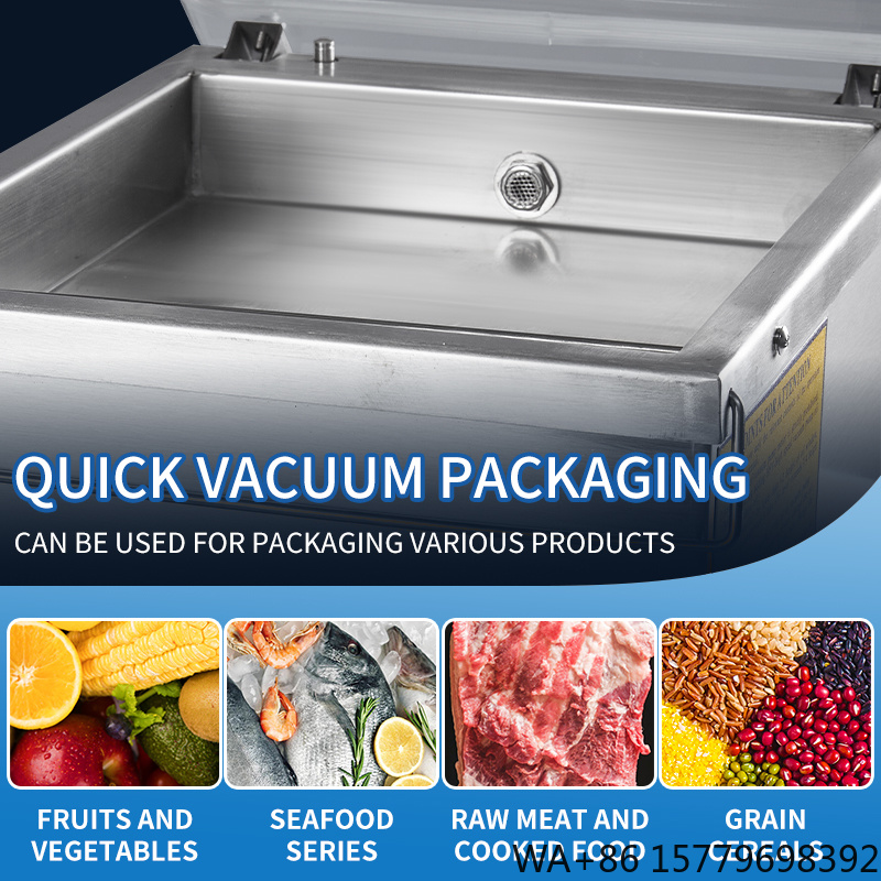 Commercial Kitchen Worktops - Kostengünstiger Arbeitsplatten-Automatik-Vakuumierer DZ400 für Saftreiche Lebensmittelverpackungen