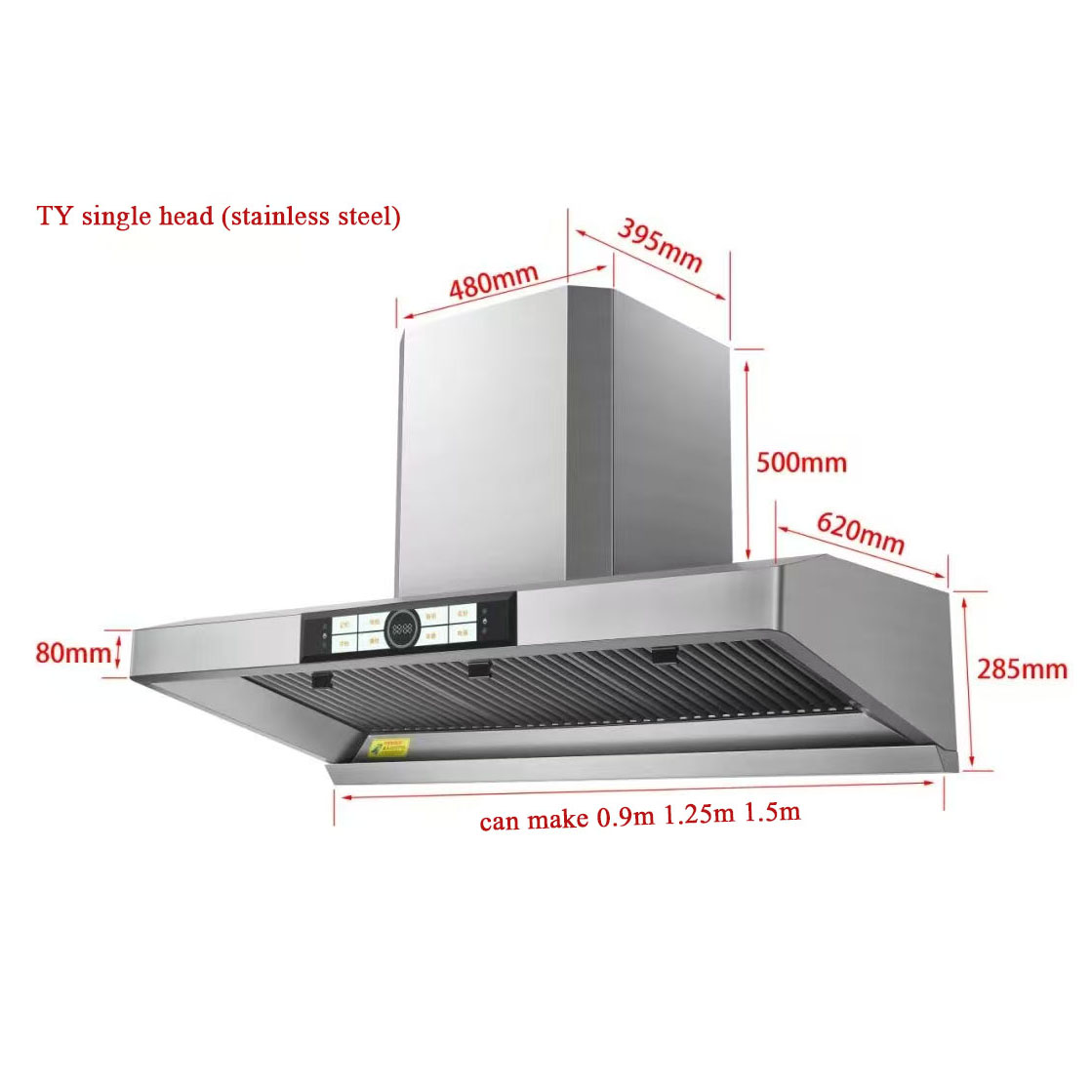 Gewerbliche Doppelmotor-Dunsta – Commercial Kitchen Hoods Bewertung und Preis