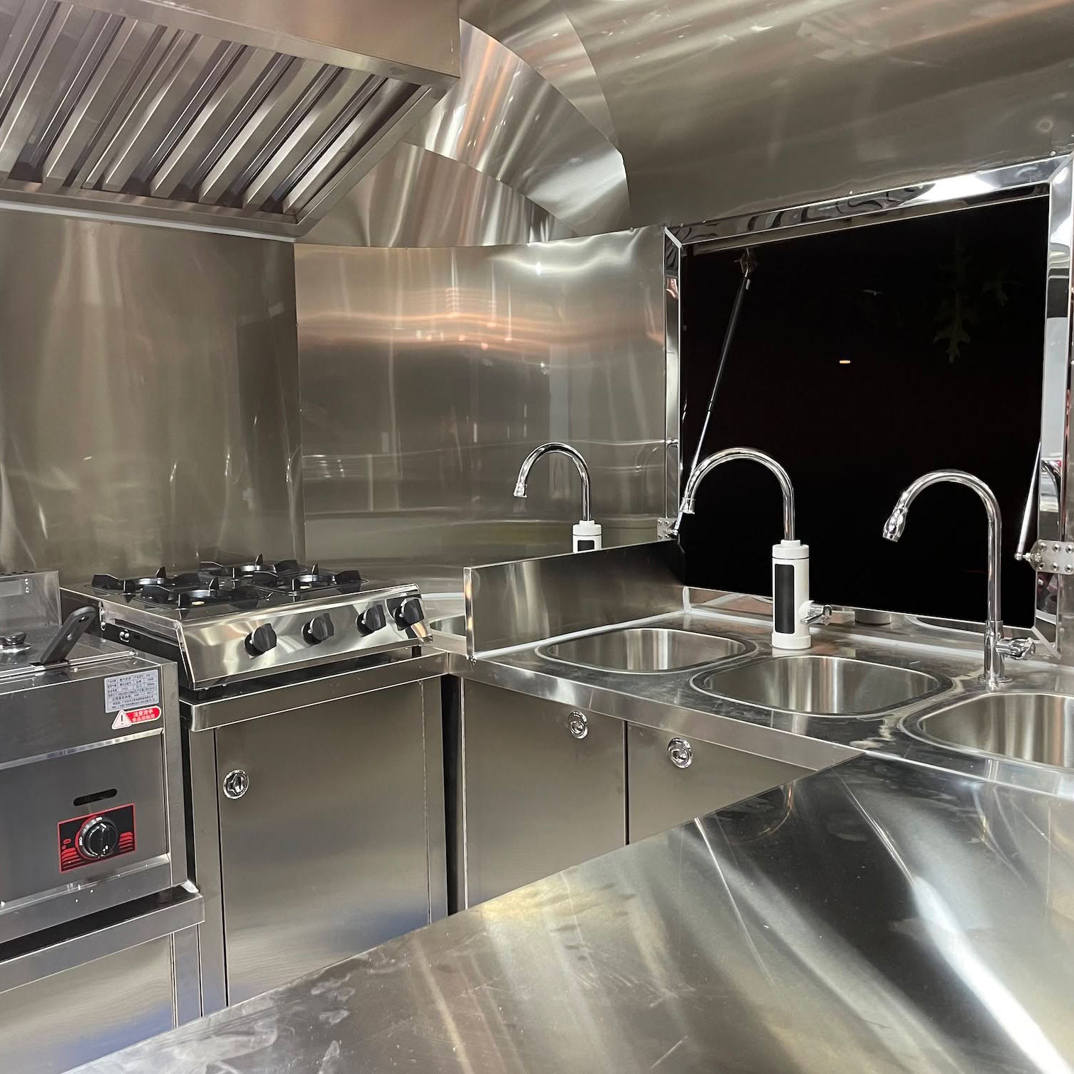 304 Edelstahl-Food-Trailer mit – Commercial Kitchen And Bar Bewertung und Preis