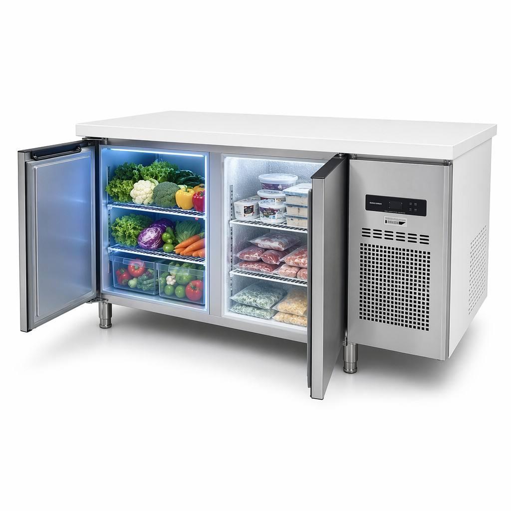 Gekühlte Arbeitsplatte aus Ede – Commercial Kitchen Worktops Bewertung und Preis