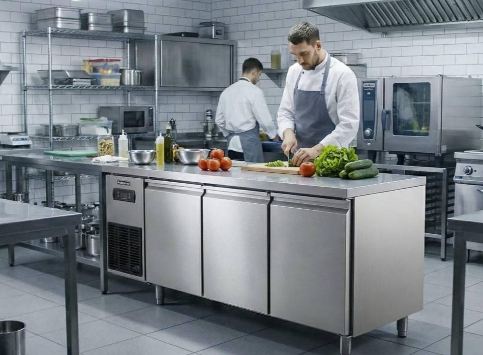 Gekühlte Arbeitsplatte aus Ede – Commercial Kitchen Worktops Bewertung und Preis